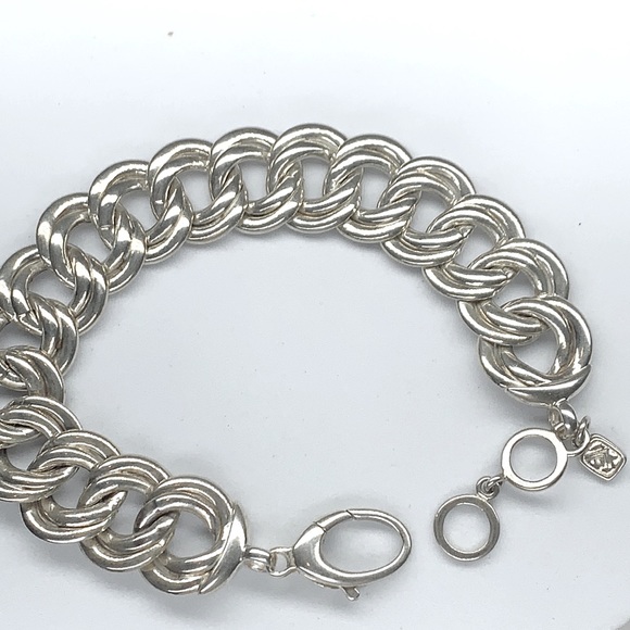 EUC Silpada ‘Double sided link’ Sterling Silver Bracelet  B2906